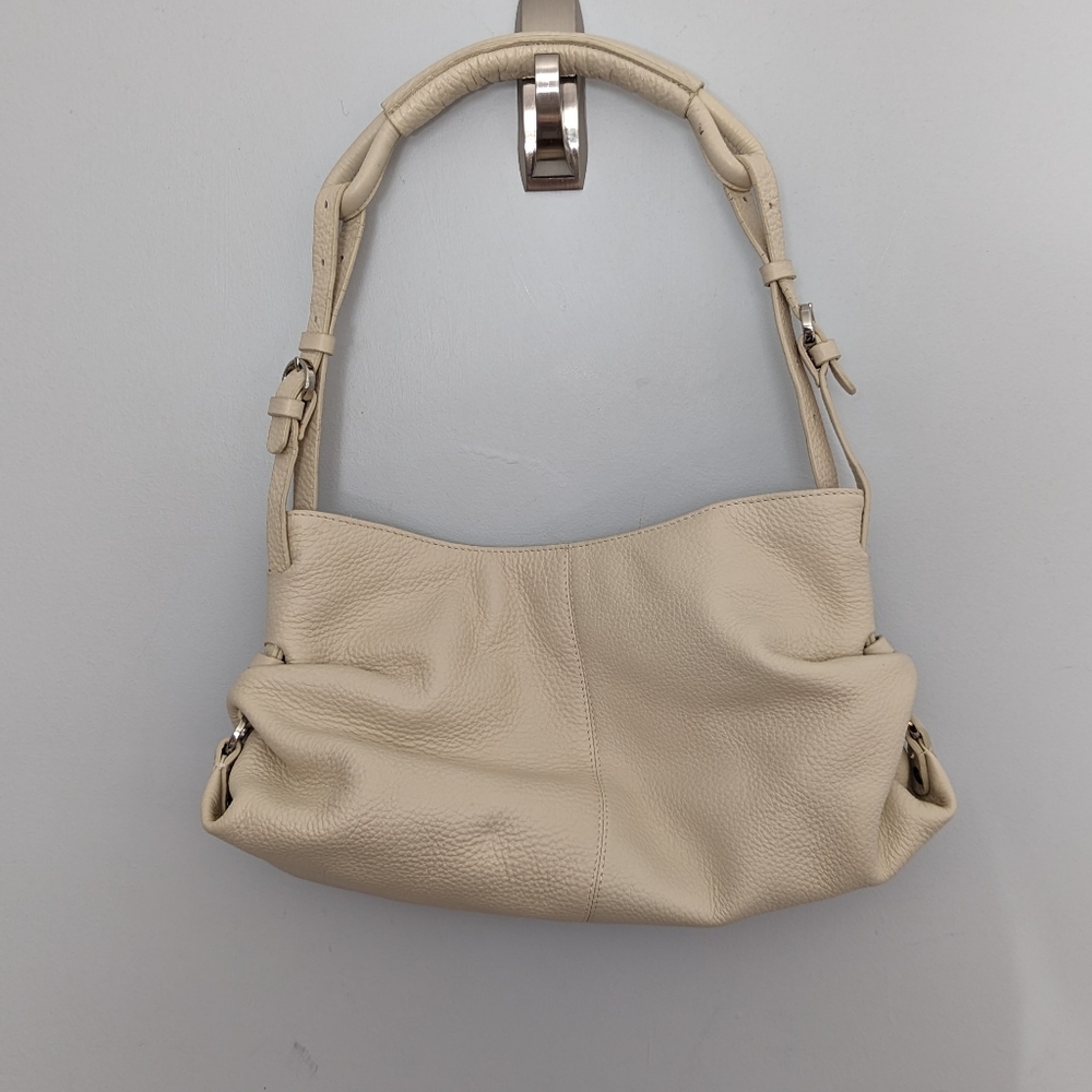 Women's NORDSTROM Cream Leather Bag